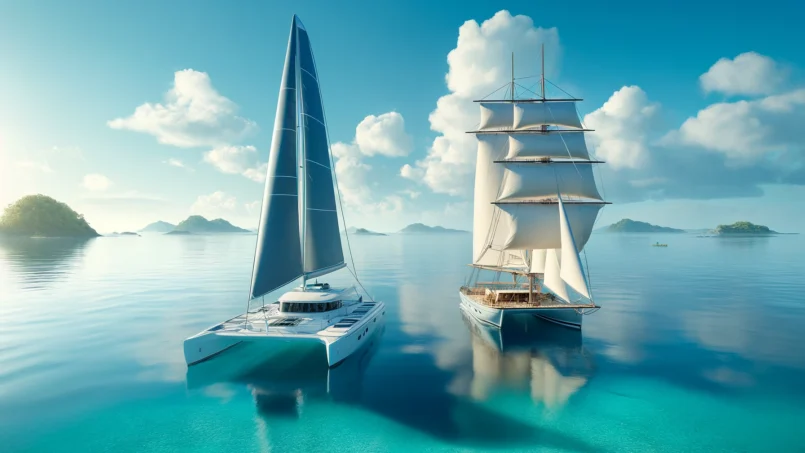 Catamaran vs. Sailboat – Which boat should you chose for your sailing adventure?